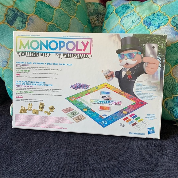 Monopoly For Millennials NEW - Picture 2 of 3